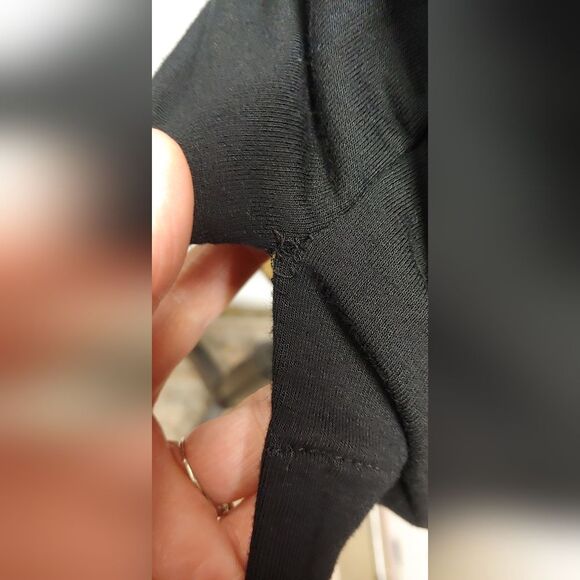 Marled Reunited Clothing "Good Vibes" Mock Neck Pullover Sz M 25" Pit to… - Picture 6 of 10